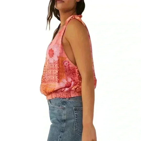 🆕 Free People Lemonade Combo Tied To You Tank S🆕 - Picture 2 of 13
